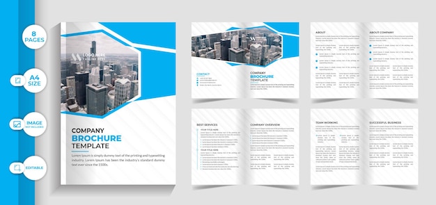 Creative brochure template design