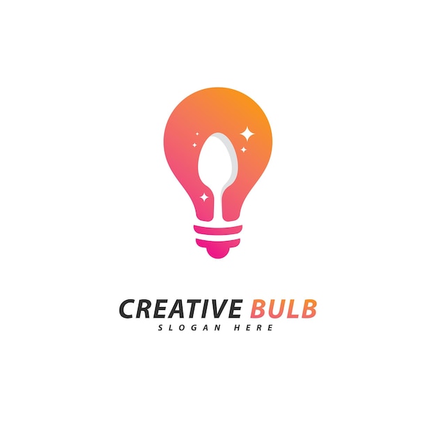 Creative Bulb logo concept vector Creative Technology Logo design concept