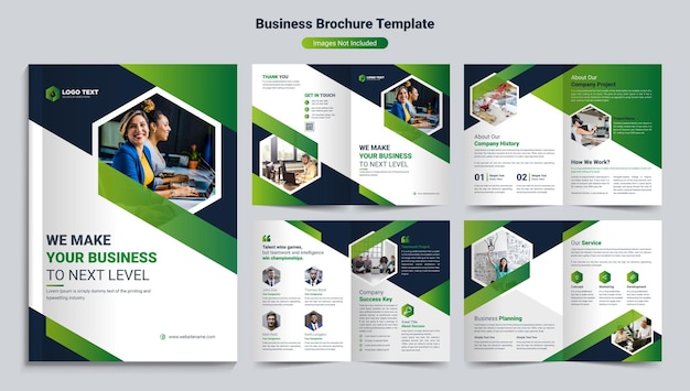 Creative business brochure template design