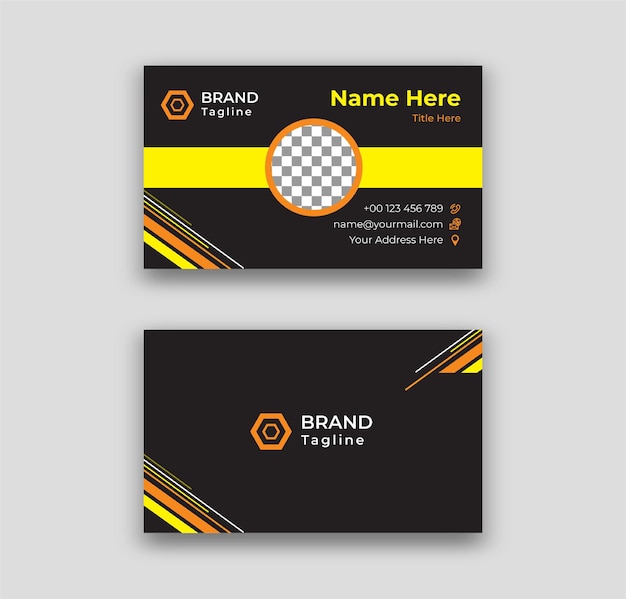 Creative Business Card Design Illustrator