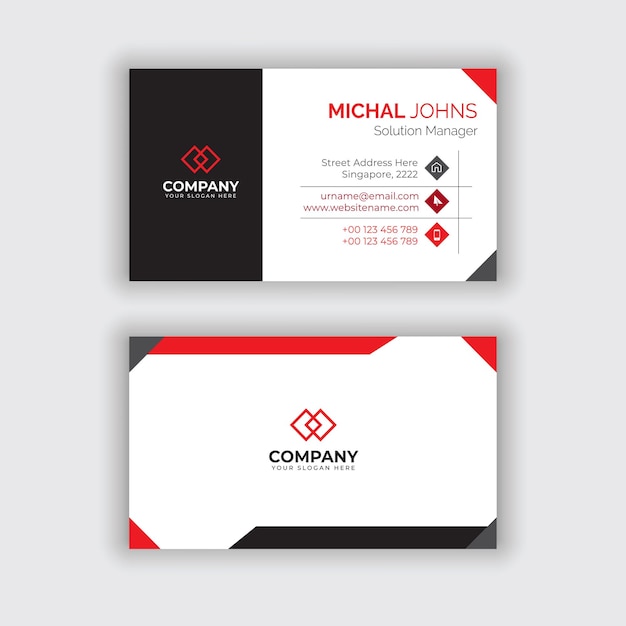 Creative Business Card Design Template Print Ready