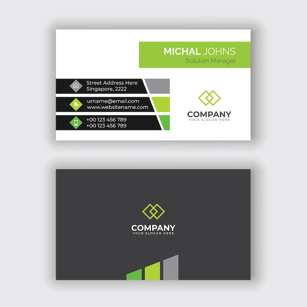 Creative Business Card Design Template Print Ready