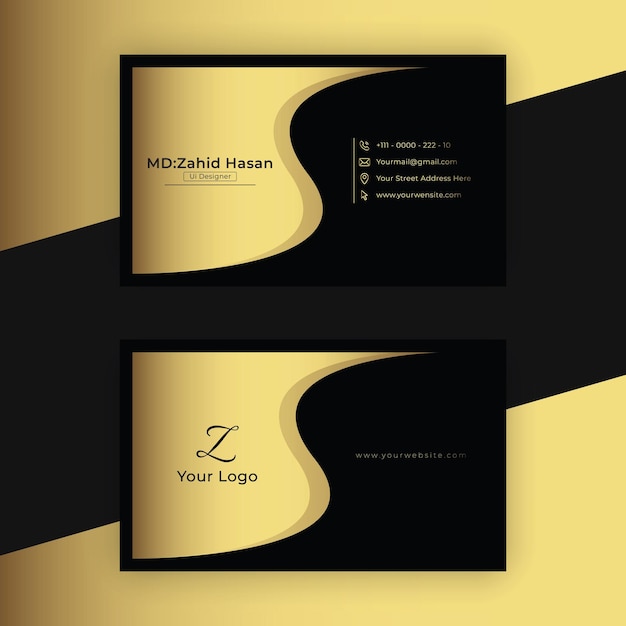 Creative Business Card Template Design Creative Card Design