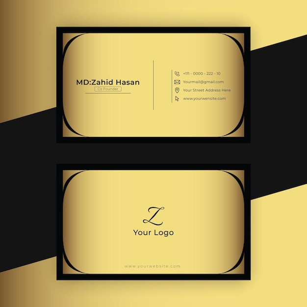 Creative Business Card Template Design Creative Card Design