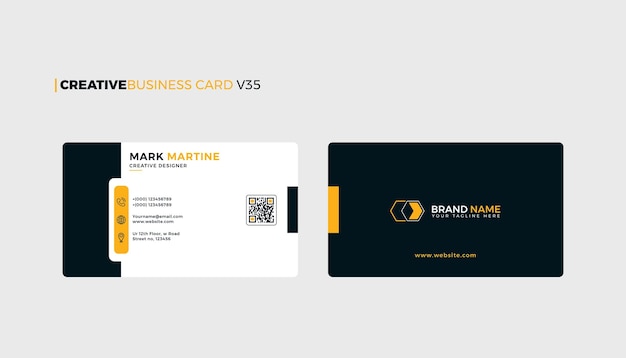 Creative Business Card Template v35