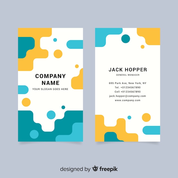 Creative business card template