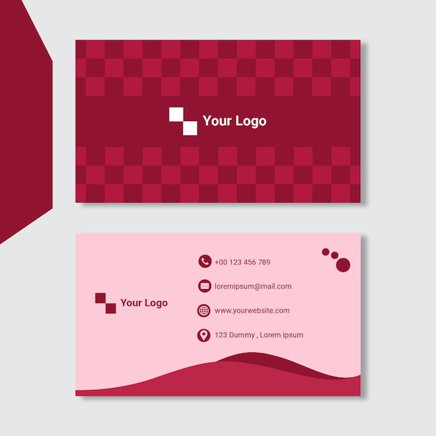 Creative Business Card And Visiting Card Vector Design Template