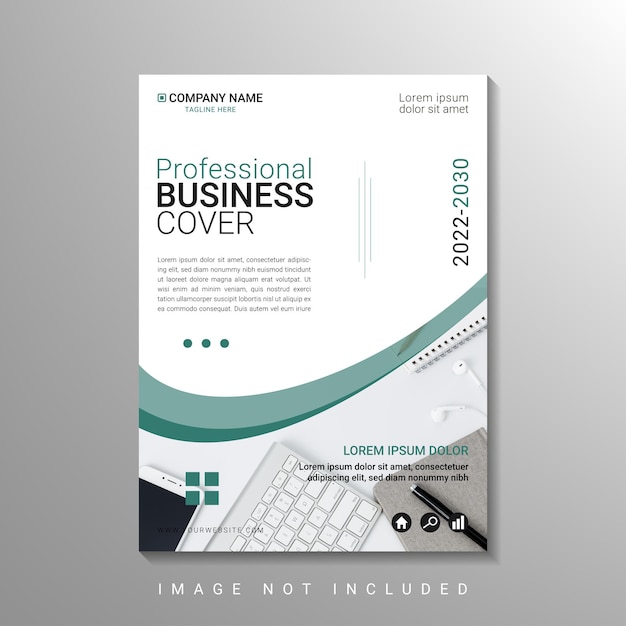 Creative business cover design print template