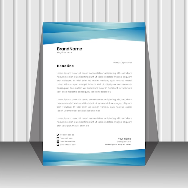 Creative business flyer design template