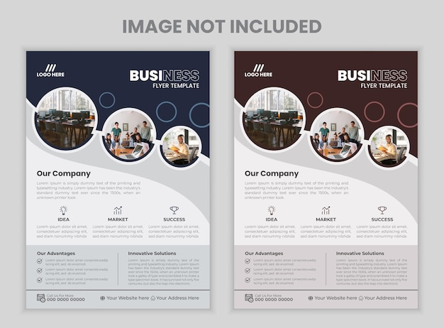 Creative business flyer or poster template