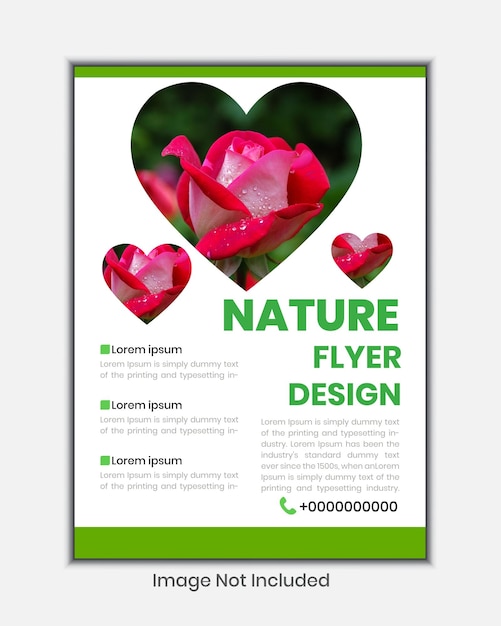 Creative Business flyer template design