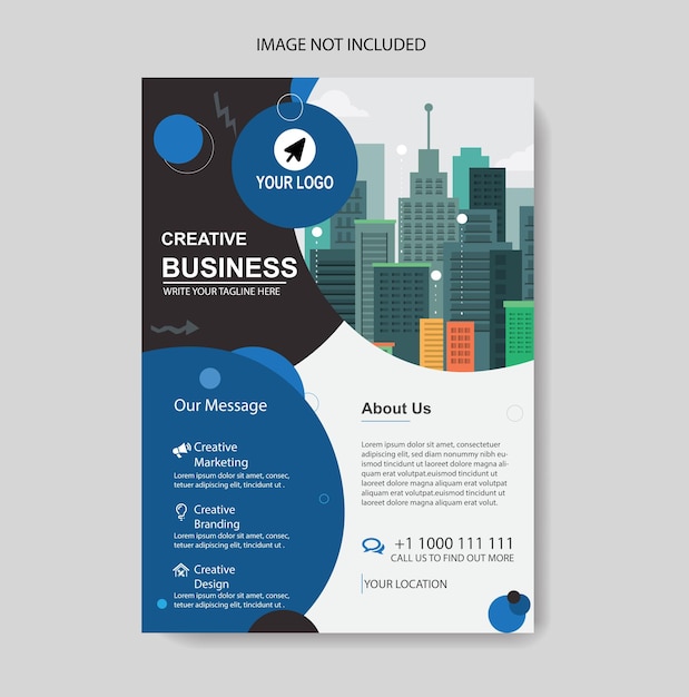 Creative business flyer template