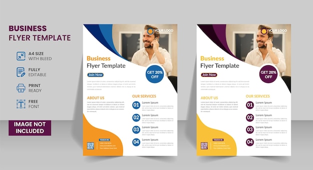 Creative business flyer template