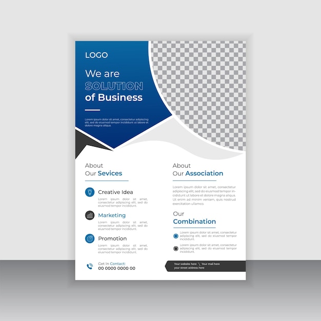 creative business flyer template