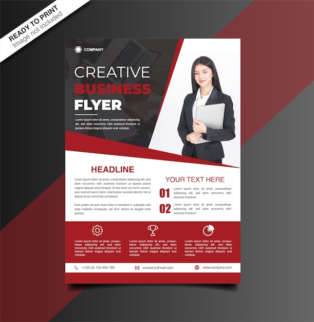 creative business flyer