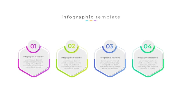 Creative business infographic timeline and presentation concept