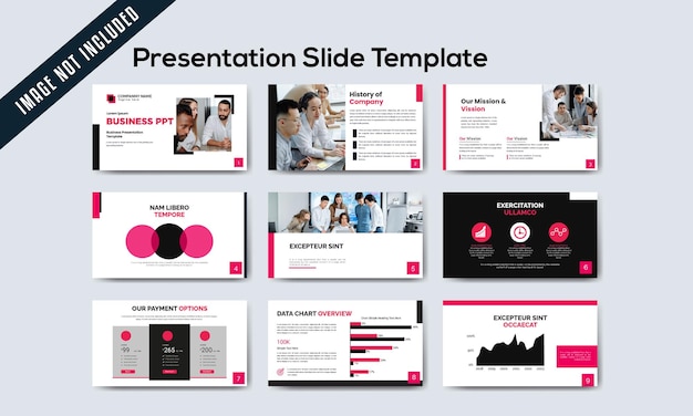 Creative business presentation slide power point template design