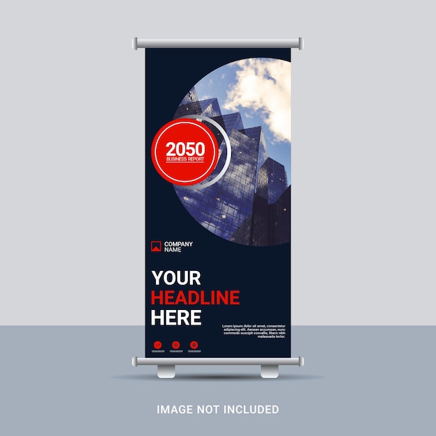 Creative business roll up banner template