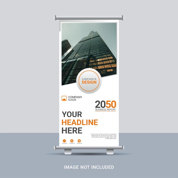 Creative business roll up banner template