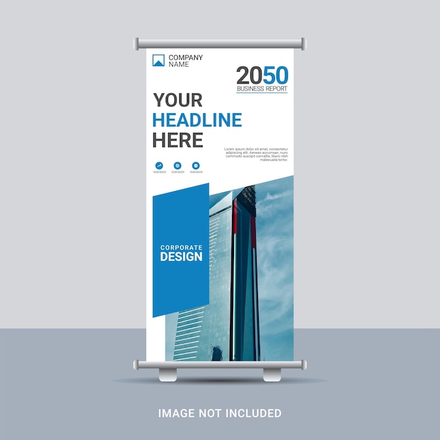 Creative business roll up banner template