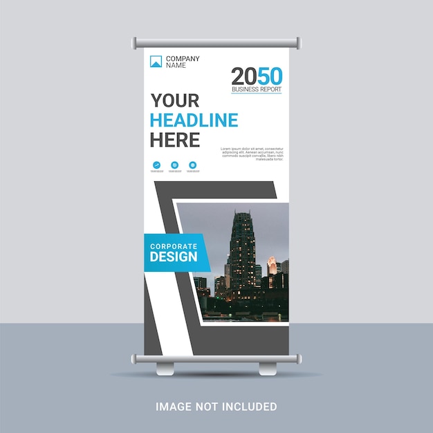 Creative business roll up banner template