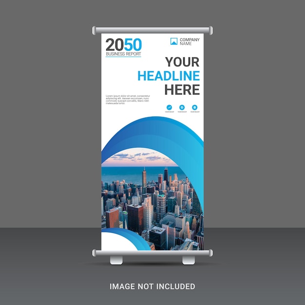 Creative business roll up banner template