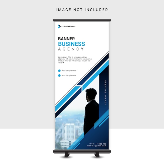 Creative business roll up banner