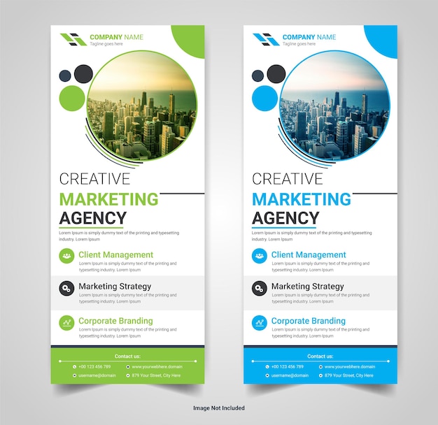 Creative Business Roll Up Banners Template