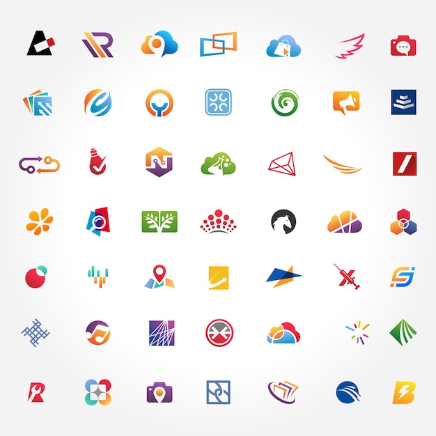 Creative Business Symbol Design Collection set