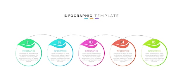 Creative business timeline infographic element and minimal  presentation design