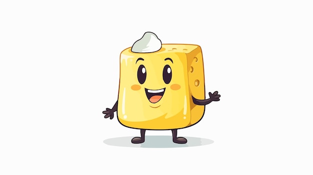 Creative Butter Character and Logo Design for Branding Projects