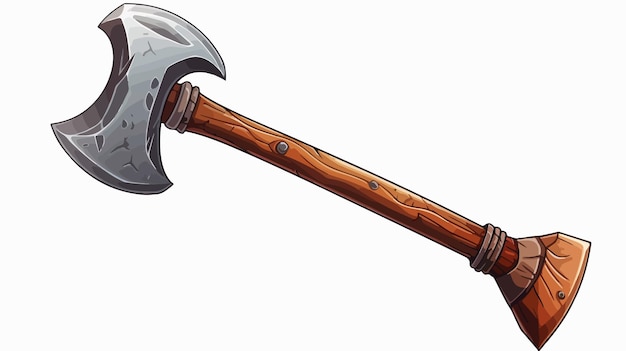 Creative Cartoon Vector Illustration of Hammer and Nails