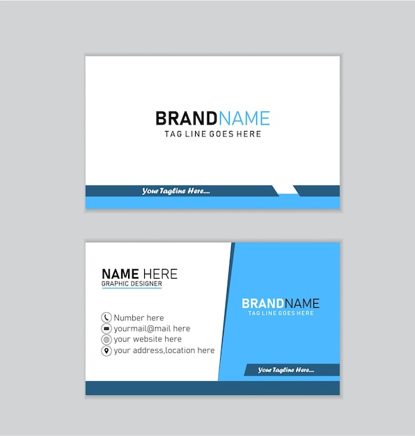 Creative Clean Corporate Business card Design Template