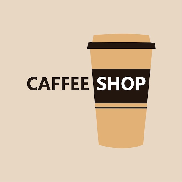 Creative coffee shop logo design