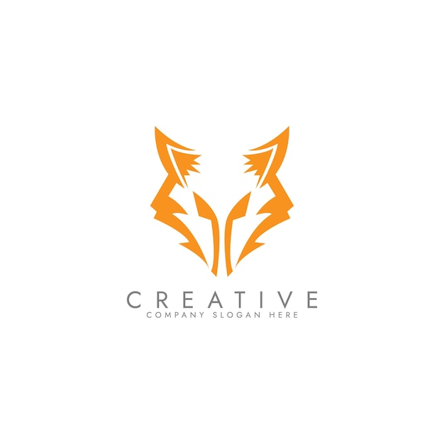 Creative Colorful Fox Logo Vector Illustration