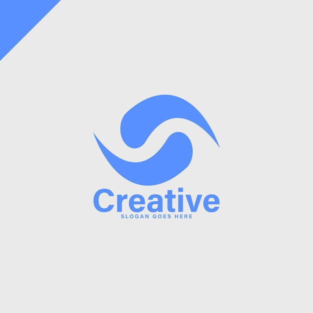 creative company modern minimalist logo