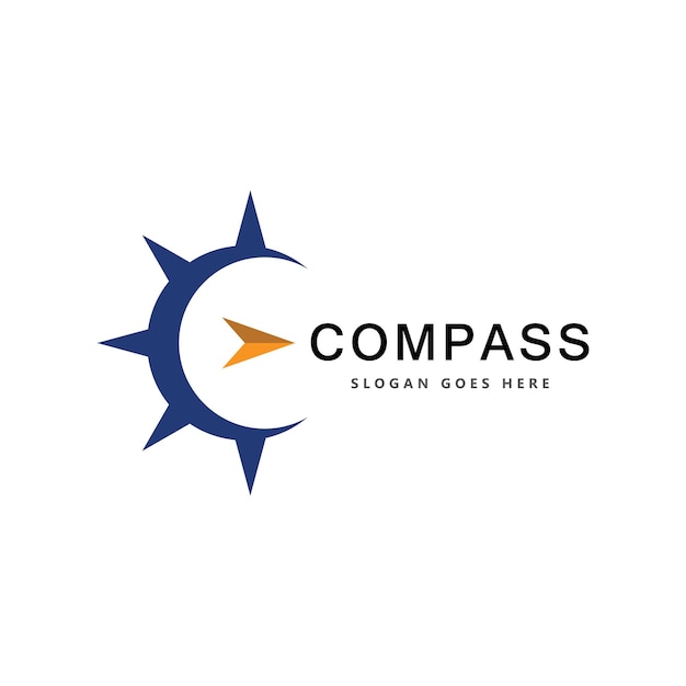 Creative Compass Concept Logo Design Template