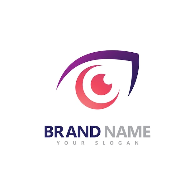 Creative Concept Eyes logo Design Template eye care logo icon