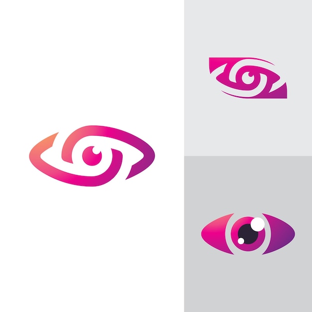 Creative Concept Eyes logo Design Template eye care logo icon