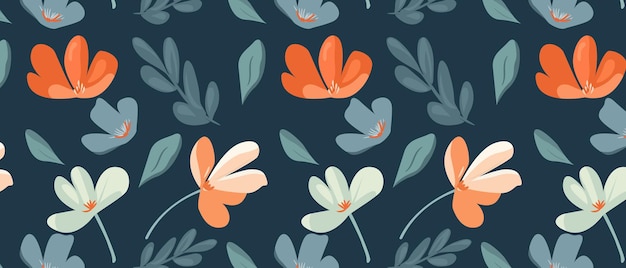 Creative concept flower template background for banner vector illustration