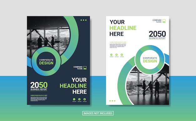 creative corporate book cover design template