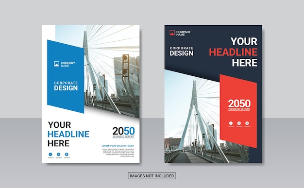 creative corporate book cover design template