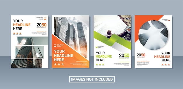 Creative corporate book cover design template