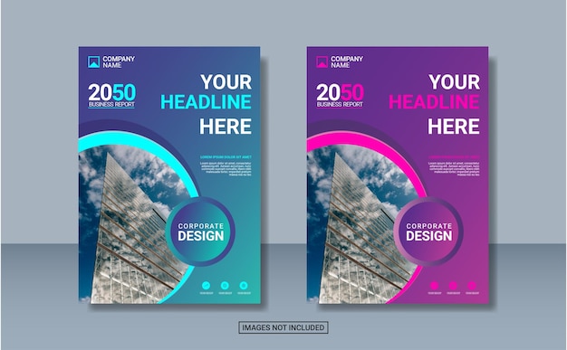 Creative corporate book cover design