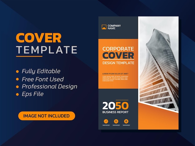 Creative corporate book cover design