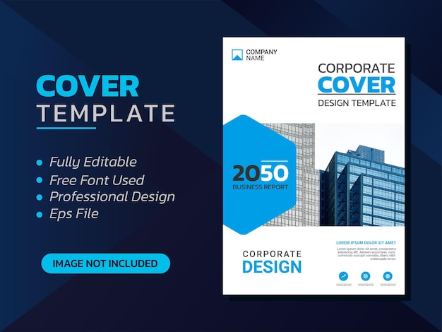 Creative corporate book cover design