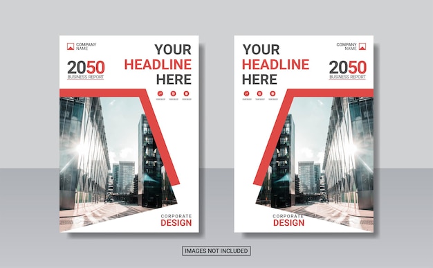 Creative corporate book cover design