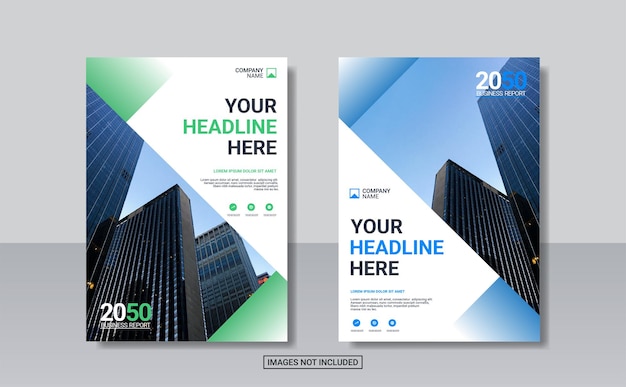 Creative corporate book cover design