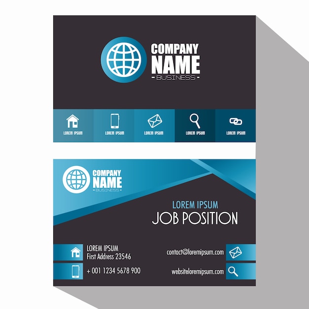 Creative corporate business card templates