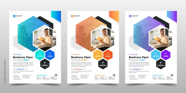 Creative corporate business flyer template